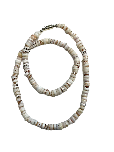 Tiger Puka Shell Necklace - 2 Shell Sizes Handmade