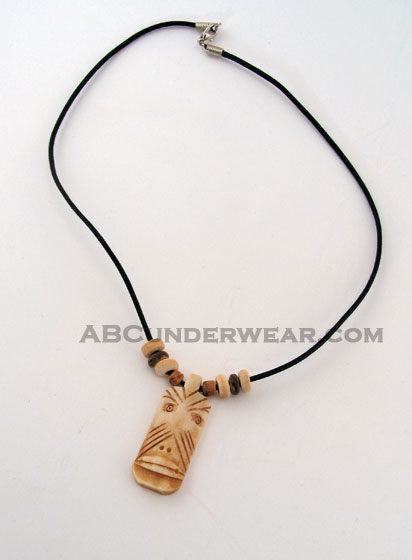 Tiki & Coco Bead Cord Necklace