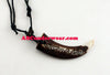 Tribal Tooth With Carving Necklace-Drift Stone Pueblo-ABC Underwear