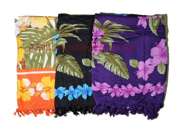 Tropical Floral Sarong