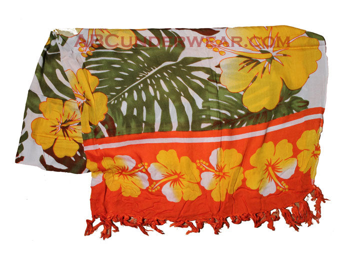 Tropical Floral Sarong