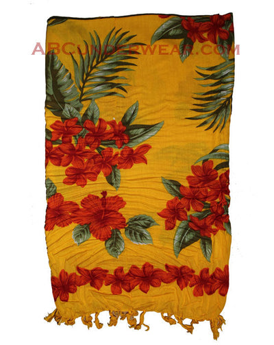 Tropical Floral Sarong