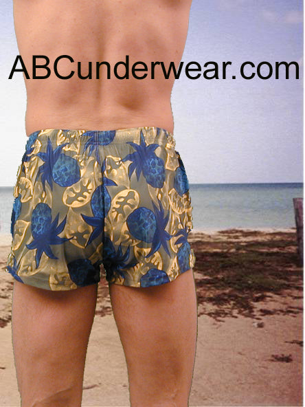 Tropical Italian Cut Swimsuit - Small Clearance