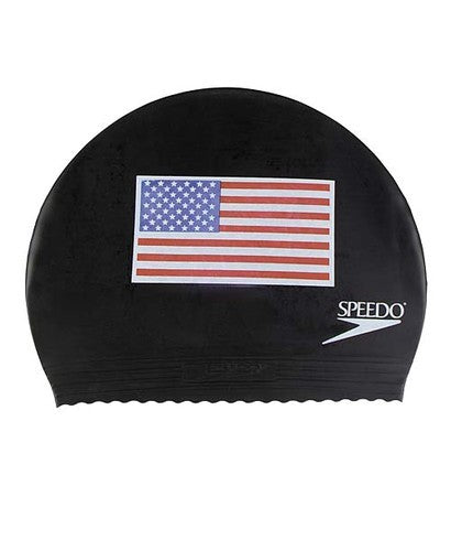 USA Flag Swim Cap