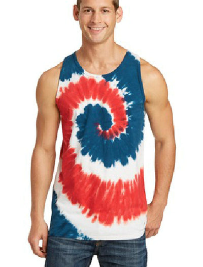 USA Tie-Dye Tank Top for Mens