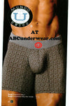 Unico Signature Boxer Brief "U" Print 7" Clearance-Unico-ABC Underwear
