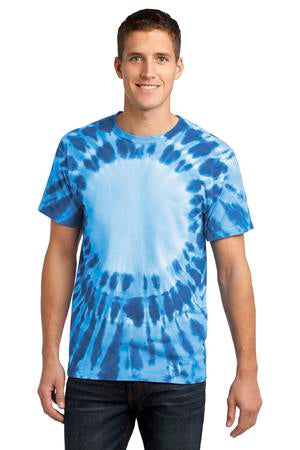 Unisex Window Tie Dye T-shirt Royal Blue