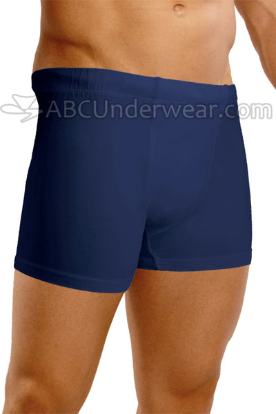 Uzzi Men's Solid Color Swimsuit Trunk