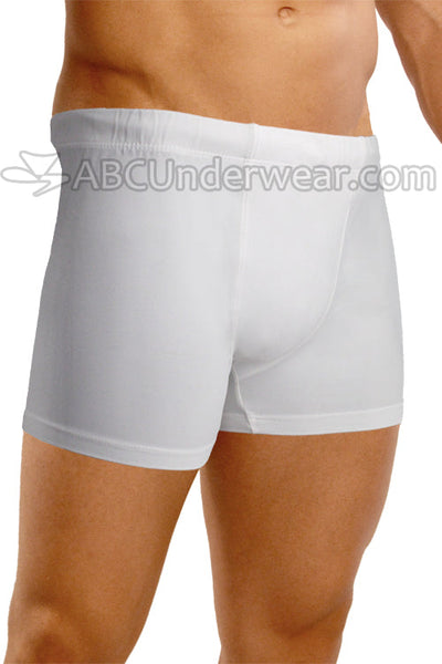 Uzzi Men's Solid Color Swimsuit Trunk