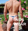 Valentino Men's Grey Camo Thong: A Stylish Addition to Your Wardrobe-NDS WEAR-ABC Underwear