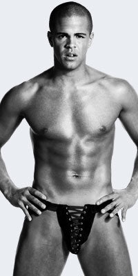 Velvet Jock Strap Lace-up