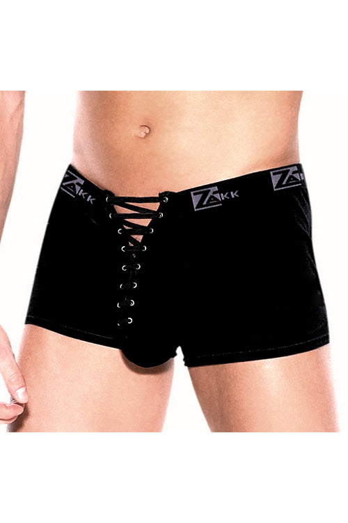 Velvet Lace Up Boxer Brief