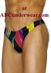 Vibrant Spectrum: Premium Men's Thong with Colorful Accents-ABC Underwear-ABC Underwear