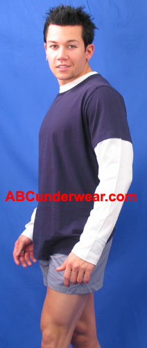 Vintage Long Sleeve Combo Shirt - CO-ABC Underwear-ABC Underwear