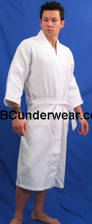Waffle Kimono Bath Robe