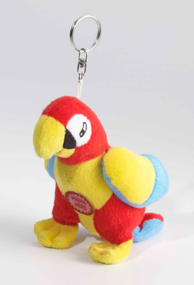 Walter The Wisecrack Parrot Keychain