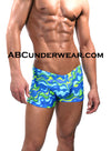 Water Waves Short Swimsuit Clearance-Male Power-ABC Underwear