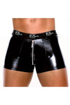 Wet Look Boxer Brief with Zipper-Zakk-ABC Underwear