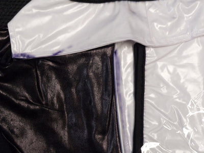 Wetlook Shirt with Attached Waist Cincher