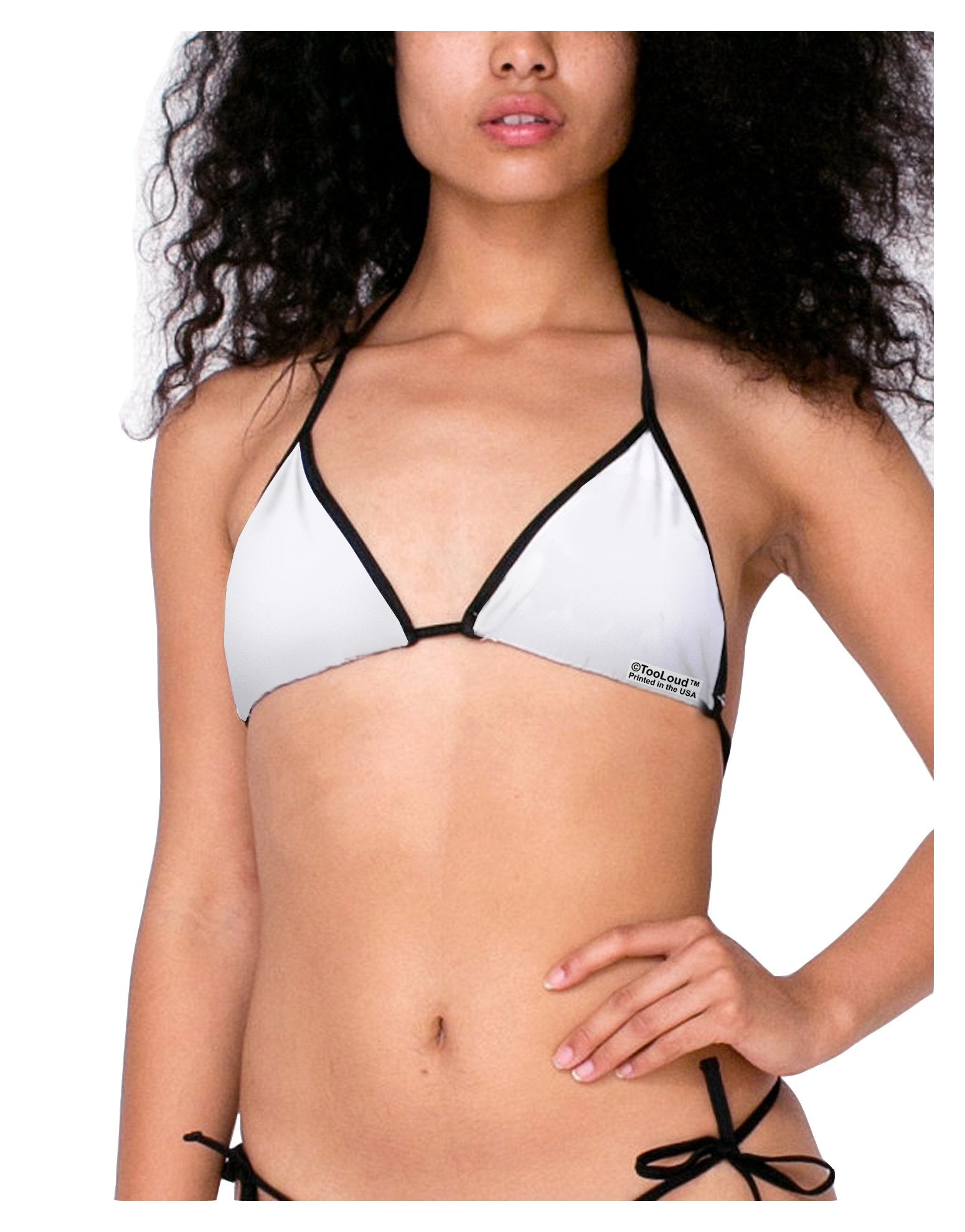 Womens Bikini Swimsuit Top and Bottom White
