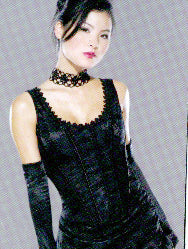 Womens Brocade and Lycra Back Corset -Closeout SALE