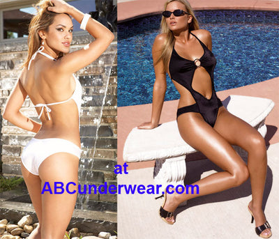 Womens Coquette Bathing Suit with Ring - Clearance