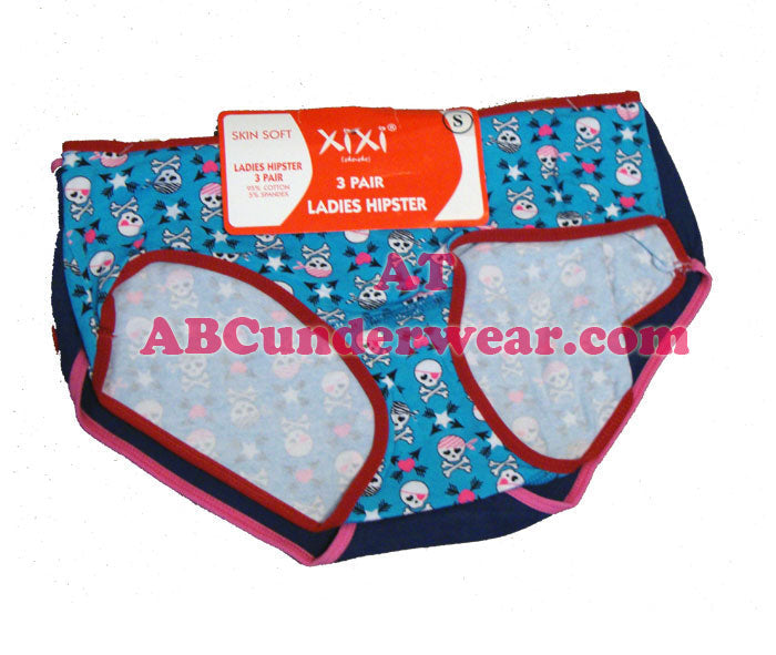 Womens Hipster Briefs 3 pack Assorted