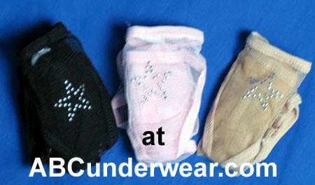 Women's Sheer Star 3 Pack G-Strings for a Sensual and Elegant Appeal