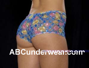 Women's Silk Floral Boy Short