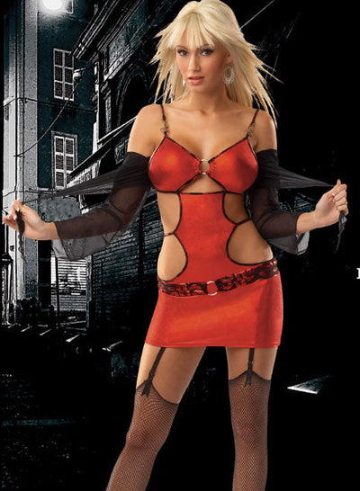 Women's Strip Tease Girl Costume