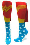 Wonder Woman Cape Socks-tw-ABC Underwear