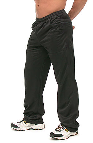 Workout Mesh Pants XL White