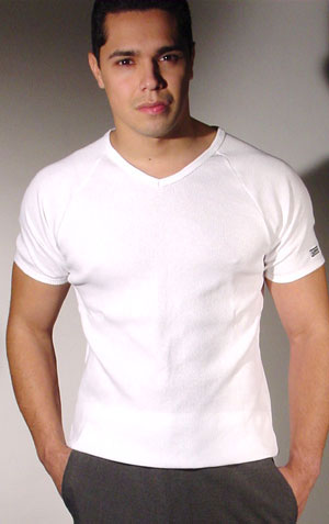 YMLA Ribbed Shirt V Neck