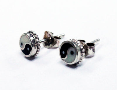Yin and Yang Earring Studs