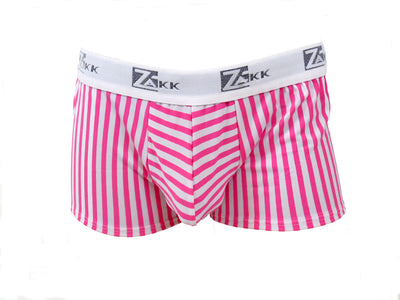 Zakk Pink Pinstripe Boxer Briefs - XL - Clearance