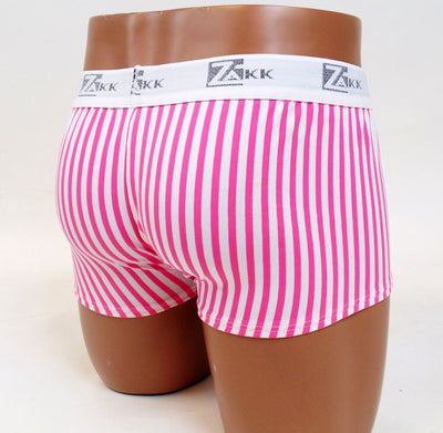 Zakk Pink Pinstripe Boxer Briefs - XL - Clearance
