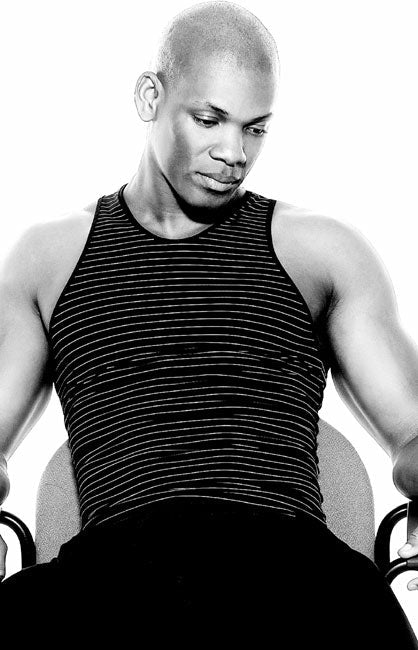 Zakk Pinstripe Microfibre Racer Back Tank