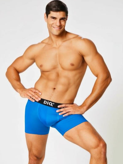 DIQ Sport Mesh Boxer Brief Fly Front Underwear for Men - 2 Pack