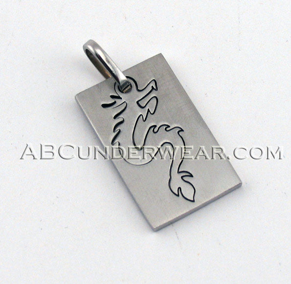 Dragon Dog Tag Necklace