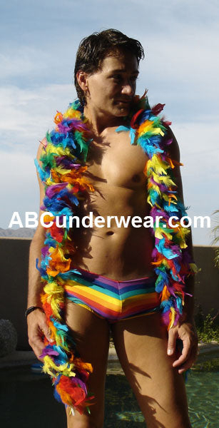 Rainbow Feather Boa