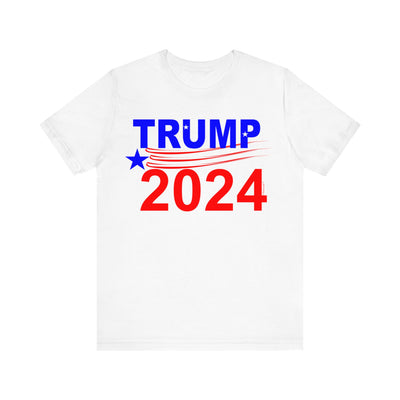 Trump 2024 President Political Unisex Short Sleeve Tee for Men or Women