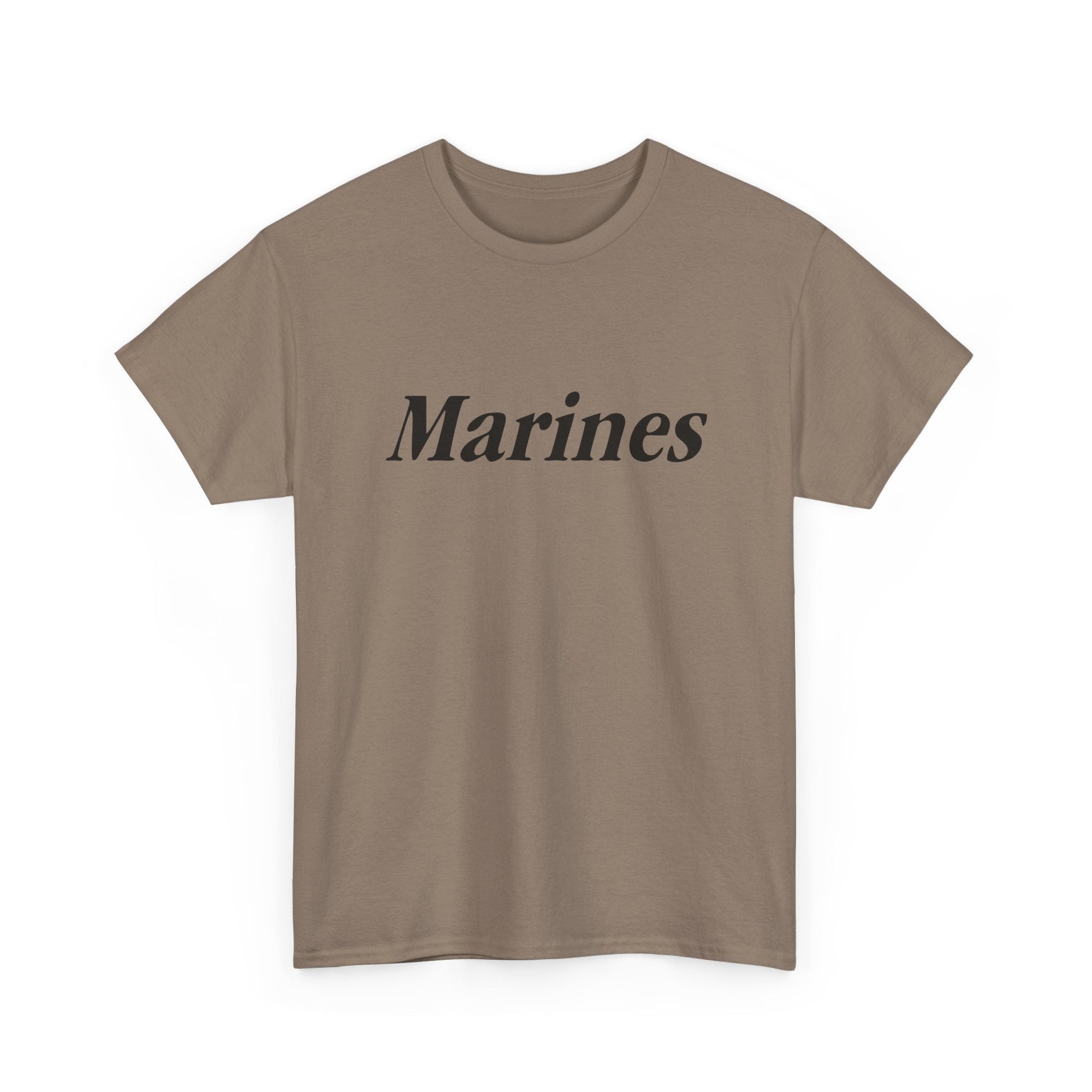 Marines Unisex Heavy Cotton Tee T-Shirt by TOOLOUD