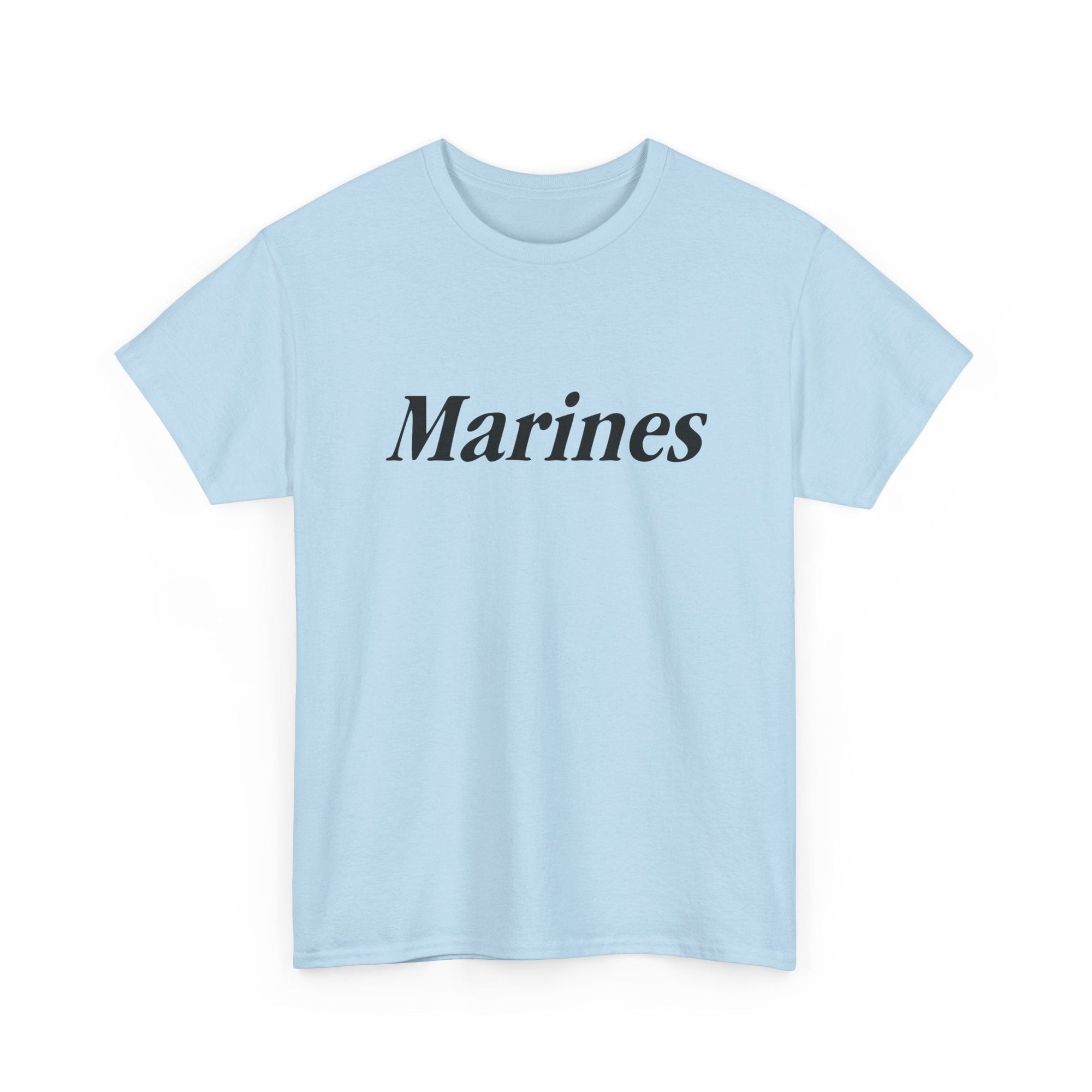 Marines Unisex Heavy Cotton Tee T-Shirt by TOOLOUD