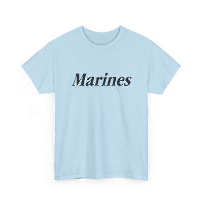 Marines Unisex Heavy Cotton Tee T-Shirt by TOOLOUD