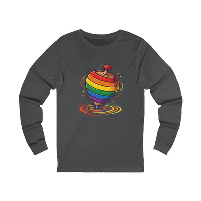ABC Rainbow Top Cotton Jersey Long Sleeve Tee