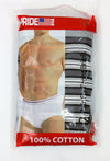 2 Pack 100% Cotton Fly Front Briefs for Men-Pride USA-ABC Underwear