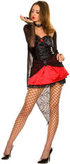 2 Piece Sexy Spider Witch Costume - Closeout-Music Legs-ABC Underwear