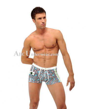 3G Bandana Biker Cut Men's Swimsuit - Closeout-Gregg Homme-ABC Underwear