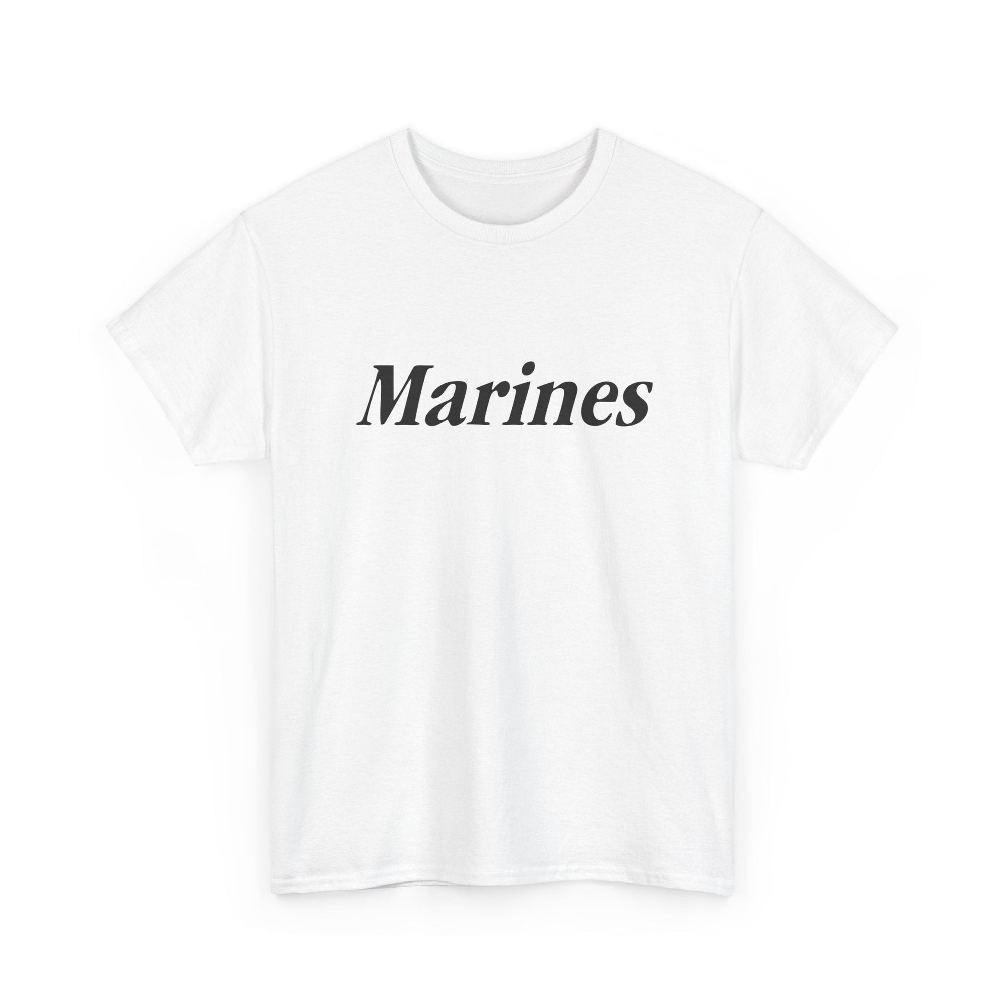 Marines Unisex Heavy Cotton Tee T-Shirt by TOOLOUD