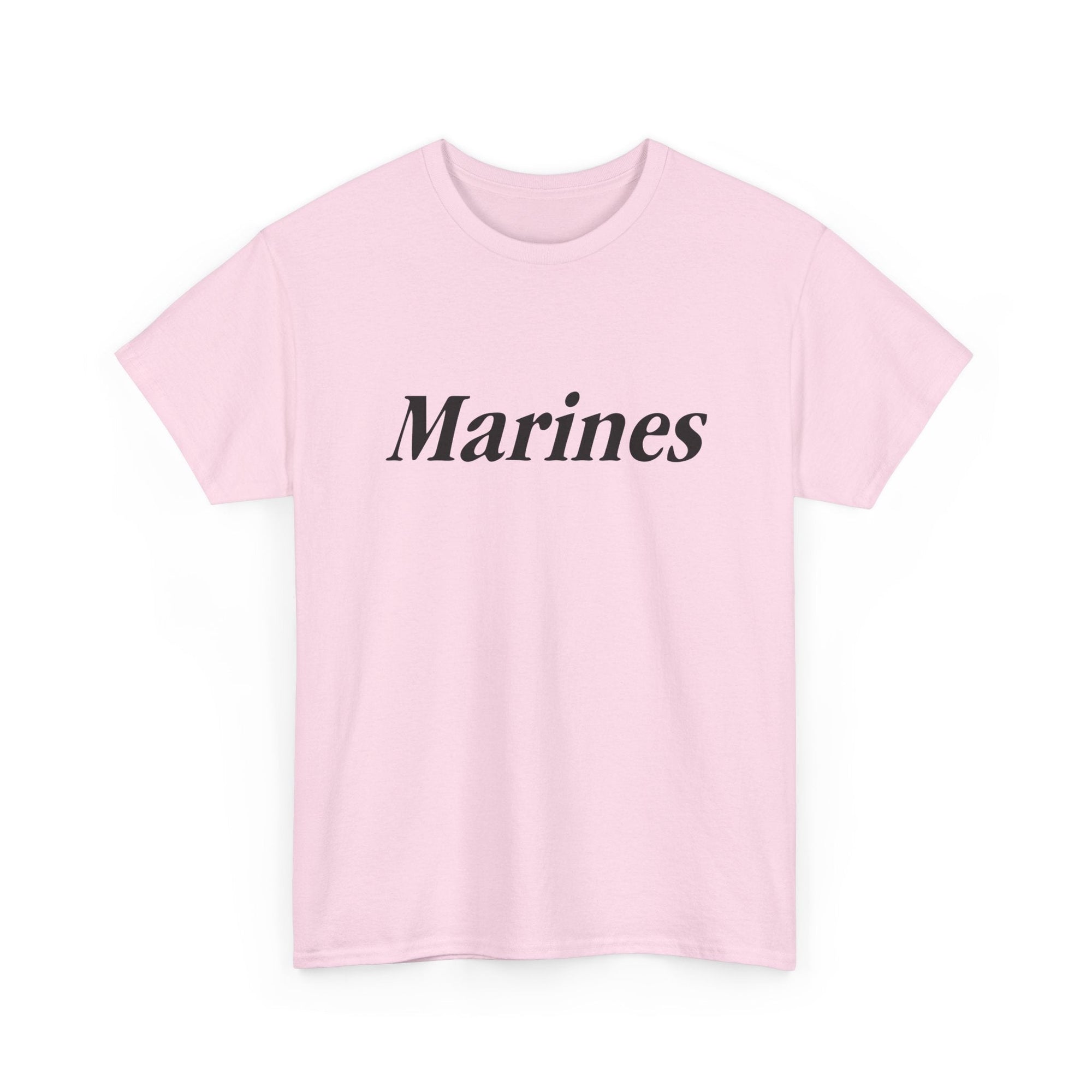Marines Unisex Heavy Cotton Tee T-Shirt by TOOLOUD